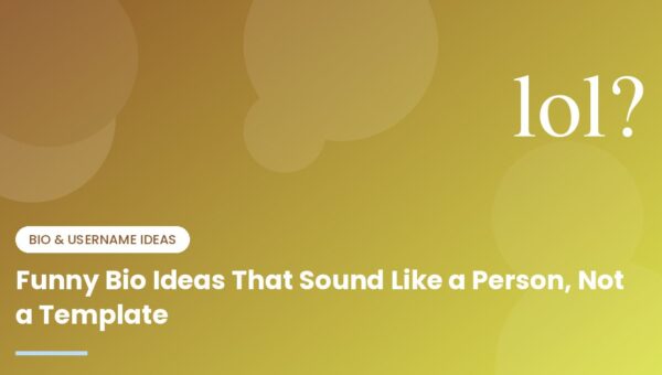 Funny Bio Ideas That Sound Like a Person, Not a Template - illustration