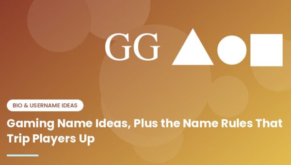 Gaming Name Ideas, Plus the Name Rules That Trip Players Up - illustration